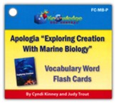 Apologia Exploring Creation With  Marine Biology Vocabulary Word Flash Cards