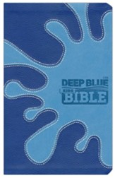 CEB Deep Blue Kids Bible, Soft leather-look, Midnight Splash  - Slightly Imperfect
