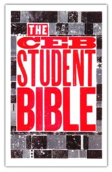 The CEB Student Bible, DecoTone Black - Slightly Imperfect