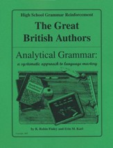 Analytical Grammar: High School Grammar Reinforcement - British Authors