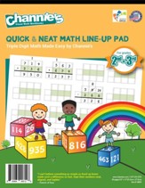 Channie's Quick & Neat Math Line-Up  Pad (Triple Digit; Grades 2-3)