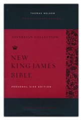 NKJV Personal-Size Reference Bible, Sovereign Collection--soft leather-look, purple