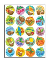 Coconut Scented Stickers (Pack of 80)