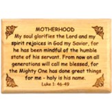 Motherhood Luke 1:46-49 Bible Verse Fridge Magnet from Bethlehem
