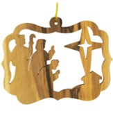 3 Kings and Star of Bethlehem Olive Wood From The Holy Land