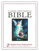 A Catholic Child's Baptismal Bible, Cloth over boards