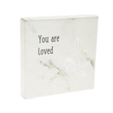 You Are Loved Faux Leather Plaque