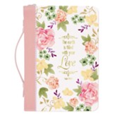Watercolor Garden Bible Cover, Large