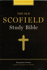 Old Scofield Study Bible Classic Edition, KJV, Genuine Leather  burgundy Thumb-Indexed