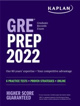 GRE Prep 2022: 2 Practice Tests +  Proven Strategies + Online