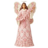 Butterfly Cancer Awareness Angel Figurine, Pink