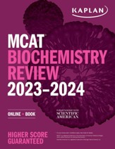 MCAT Biochemistry Review 2023-2024:  Online + Book