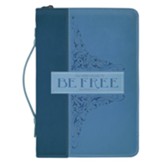 Be Free Bible Cover, Blue, Medium