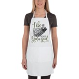 Life is Grate Because God is Good  Cooking Apron