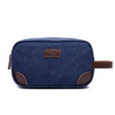 Man of God Canvas and Leather Dopp, Navy