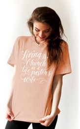 Pastor's Wife Shirt, Pink, Medium