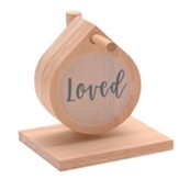 Thankful, Blessed, Joyful, Loved Wooden Coasters, Set of 4