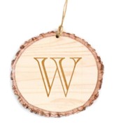 Personalized, Barky Ornament, with Monogram, Pine