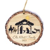 Personalized, Barky Ornament, Nativity Scene