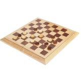 Deluxe Staunton Wood Chess and  Checker Set