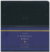 NABRE XL, Catholic Edition, Leathersoft, Black, Comfort Print