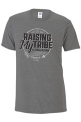 Raising My Tribe Shirt, Graphite, Medium