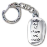 With God All Things Are Possible Thumb Strong Keyring
