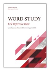 KJV Word Study Reference Bible, Comfort Print--hardcover