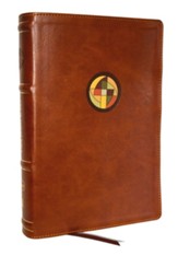 NKJV Life in Christ Bible, Comfort Print--soft leather-look, brown