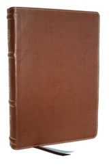 NKJV Life in Christ Bible, Comfort Print--bonded leather, brown (indexed)