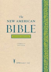 The New American Bible, Compact, Black Duradera with Zipper, Revised Edition