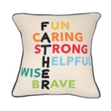 Father Anagram Pillow