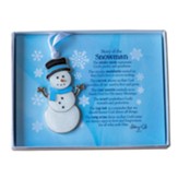 Story Of The Snowman Ornament With Gift Box
