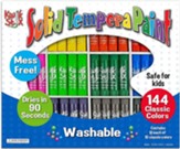 KwikStix Tempera Paint Classic Colors Classpack (144 Pieces, 12 of each color)