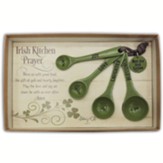 Irish Kitchen Measuring Spoon, Green, Set of 4