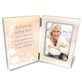 God Saw Her Memorial Hinged Frame With Engraving Plate