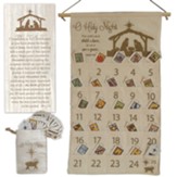 Oh Holy Night Nativity Scene, Fabric Advent Calendar