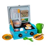 Let's Explore Wooden Camp Stove Play Set