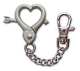 Heart And Arrow Key Finder Keychain