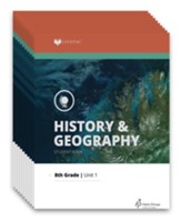 Lifepac History & Geography Workbook  Set, Grade 8
