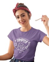 Simply Blessed Short Sleeve Shirt, X-Large