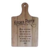 Kitchen Prayer Paddle Wall Plaque