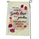 Closer To God's Love Garden Flag