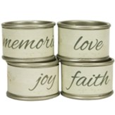 Faith Joy Love Napkin Rings