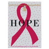 Hope Ribbon, Breast Cancer, Petite Pendant