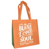 Bless The Lord O My Soul Eco-tote, Orange (Psalm 103)