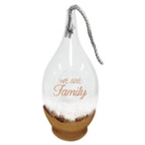 We Are Family Glass Lantern, Bronze