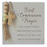 First Communion Prayer, Plaque