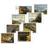 Rocky Railway: Train Window Posters (set of 8)