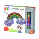 Paint Your Own Stepping Stone Rainbow